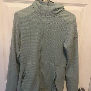 Columbia Mint Green Textured Hoodie